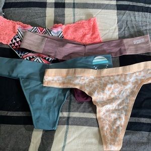 Set of 4 Victoria Secret Thongs